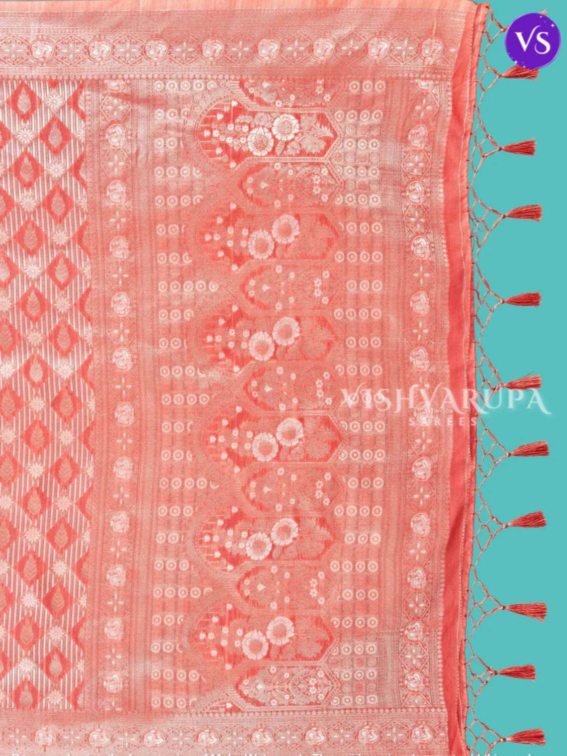 Premium Designer Silk Saree - Strawberry